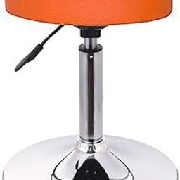 IYB® - "Adjustable Height Stool - Multi-Purpose Doctor/Kitchen/Office/Cafeteria/Bar Stool with Orange Finish-image-23