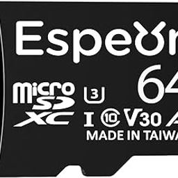 Espeon 64GB MicroSDXC Card UHS-I U3 A1 V30 4K Ultra HD Class 10 - Read Speed up to 95MB/s with SD Adapter - ESPMSD64-2022-11
