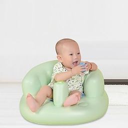 NIYANTA Baby Inflatable Seat| Portable Adjustable Skin Friendly| Anti Slip and Fall Cute Infant Back Support Sofa| Air Pump Inflatable Seat on Floor| Self-Inflating Baby Chair on Sofa-image-94