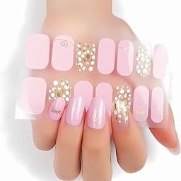 HAWTEVER Nail Wraps Sticker Set Quick & Easy Salon-Quality Manicures Includes a Nail File! No UV Lamp or Curing Needed -Love Sweet Love-image-32
