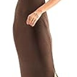 Women's Rib Bodycon Dress Midi Casual-image-11