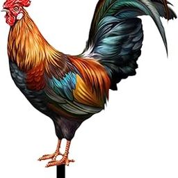 UJEAVETTE Decorative Garden Insert Hen Hen Animals Stakes for Pathway Farm Outdoor-1