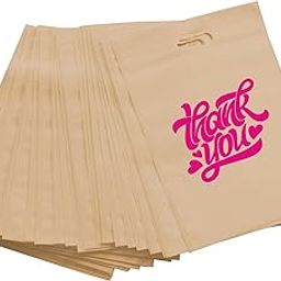 Krupa Enterprise Present 12x16in Size Thank You Bags For Gift Shops, Vendors Reselling & Multi-purpose Bags (50)-24