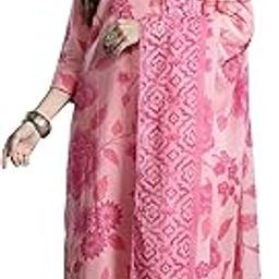 Women's Cotton Kurta and Pant with Dupatta Set-image-3