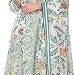 biba Women Cotton Kalidar Printed Suit Set-picture-31