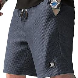 FABRIPPLE Men’s Slim Fit Knitted Short for Summer | Stretchable Fabric | Breathable & Lightweight | Casual Lounge Short with Elastic Waistband & Drawstring-image-5