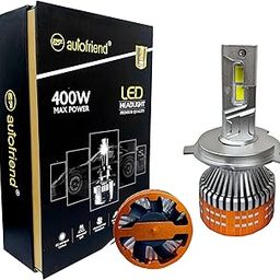 autofriend LED Headlight Bulb, 40000LM, 6000K Cool White, IP67 Waterproof (af-400w-H4)-image-19