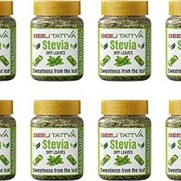Beej Tattva Stevia Leaves | Stevia Plant Dry Leaves | Natural Sugar Free | Pack of 8 | 25 gram each | 200 gram-image-82