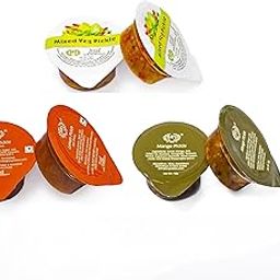 DELICASIA (SR's) ASSORTED(MIX, MANGO & LEMON SWEET) PICKLE 15gm CHOTU PACK (PACK OF 48) & BLISTER PACK,PORTION PACK INDIAN FLAVOR.-image-8