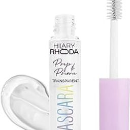 Hilary Rhoda Prep & Prime Transparent Mascara | Natural Look & Lash Transparent Mascara | Glossy & Shiny | Enhances Lash & Curl | Clump-Free & Clear Gel Formula- 10ml-10