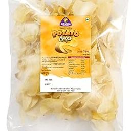 girmom motherly organics Handmade Dry Potato Aloo Chips for Ready to Fry 200gm-image-79
