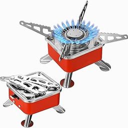 Signamio Camping Gas Stove - Mini Gas Stove, Portable Gas Stove for Outdoor Adventures - Compact, Lightweight Design for Easy Transport and Quick Setup while travelling-image-69