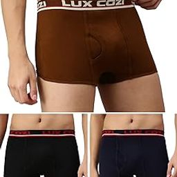 Bigshot Men's Cotton Semi Long Trunk (Pack of 3)-29