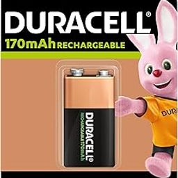 Duracell Rechargeable 9V 170 mAh MiMH Batteries-Pack of 1-image-44