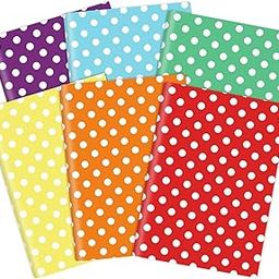 GOLD LEAF Polka Dots Gift Wrapping Paper – Multicolor Gift Sheets for All Occasions, 50x70 cm, Folded Flat – Perfect for Christmas, Birthdays, Weddings, Baby Showers & Parties (15 Sheets)-image-0