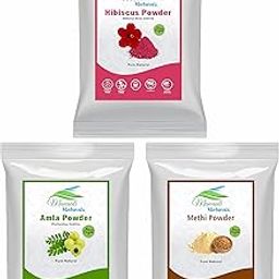Manaali Naturals Methi, Amla, Hibiscus Powder Combo - 300g(100g x Pack of 3) |Fenugreek/Methi Seeds Powder, Amla Powder Hibiscus Flower Powder For Face Pack, Hair Growth| Skin & Hair Care-image-9