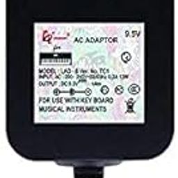 Lad-6 Ac 9.5 V Adapter For Keyboard Sa-46 Sa-47 Sa76 Sa-77 Sa-78 Lk-120 Lk-125 Lk-127 Lk-160, Black-image-48