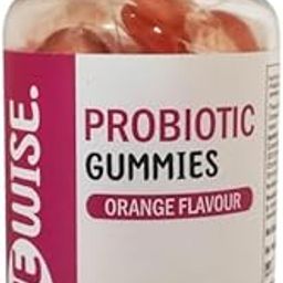 Probiotic Gummies For Effective Digestion, Lasting Immunity,Improve Metabolism, Acidity Relief, Digestion & Gut Health, Orange Flavour, For Women And Men (Orange)-44