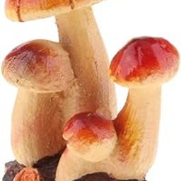 LOOM TREE® Mini Mushroom Figurine Home Fairy Garden Terrarium Decor Yellow Red B | Yard, Garden & Outdoor Living | Garden Decor | Statues & Lawn Ornaments-image-55