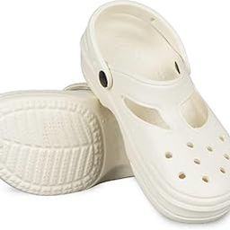Clogs: The Perfect Blend of Style and Comfort for Women & Girls Sandals : Fashion Meets Comfort for Women & Girls (White, UK Footwear Size System, Adult, Women, Numeric, Medium, 6)-21