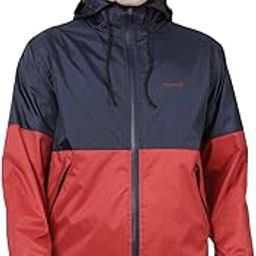 Men's Navy Blue and Red Windcheater Jacket-picture-23