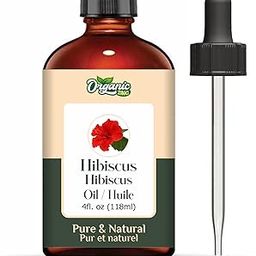 Organic Zing Hibiscus (Rosa sinensis) Oil | Pure & Natural Essential Oil for Skincare, Hair Care & Massage- 30ml/1.01fl oz-image-37