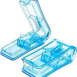 2 Pack Pill Splitter with Retracting Blade Guard, Pill Cutter for Small or Large Pills in Half, Ultra Pill Cutter Splitter Perfectly Suitable for Elder and Kid-image-68