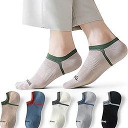 No Show Cotton Multi Colour Socks 5 Pairs Pure Premium Cotton for Men and Women Socks Stretchable Free Size Anti Odur Sweat Free Anti Slip-image-28