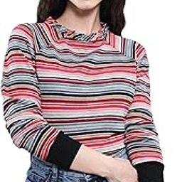 Women’s Sweatshirt, Multicolor Sweatshirt with Unique Design Full Sleeve Sweatshirt Winter Warm Sweatshirt Boost Your Style with Casual Sweatshirt for Women Diwali Gifts for Women-image-73