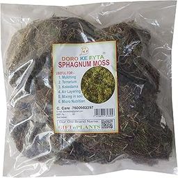 DORO KE FYTA Sphagnum Moss (250 Grams) for Kokedama, Tarrarium, Air Layering, Mulching and Orchid Potting Soil of Plants-image-21