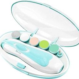 LOOTWAGON Baby Nail Trimmer New Born | Baby Nail Cutter for Baby Toddler Adult Toes Fingernails Care Trim Kit 6 Grinding Heads | Baby Nail Trimmer for Baby Care Kit for New Born, (N-T Blue), Pack of 1-image-73