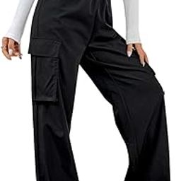 Straight Wide fit Long Length Cargo Style Lower for Women/Trending Multi Pocket Style, Relaxed Casual Pants for Women-image-79