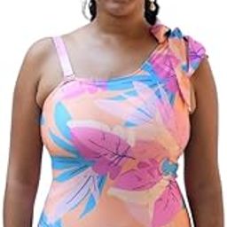 Off Shoulder Swim Monokini with Detachable Straps, Swimsuit for Women, Beachwear, Swimming Costume, One Piece-image-3