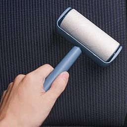 RENESMEE Lint Remover for Clothes - Sticky Lint Roller for Clothes, Furniture, Wool, Coat, Car Seats, Carpet, Fabric, Dust Cleaner, Pet Hair Remover with 1 Handle and 3 Refill Total 180 Sheets-image-38