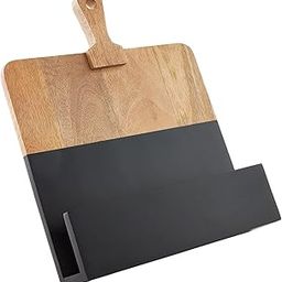 Mud Pie Wooden Cookbook Holder, Black/Brown, 13 1/2" x 11 1/4"-image-26