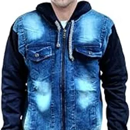 krystle Boy's Regular Fit Denim Jacket (Navy Blue)-picture-22