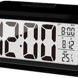ZENITRAIN Electric Digital Alarm Clock – Large LED Screen Desk Clock with Time, Date & Calendar Display, Electronic Desktop Clock for Home, Office, Bedroom & Kids-21