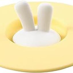 UJEAVETTE Lovely Silicone Cup Cover Coffee Mug Airtight Heat Resistant Drink Cup Lids Yellow-image-17