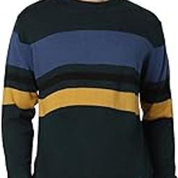 Men's Acrylic Patterned Round Crew Neck Sweater-image-11