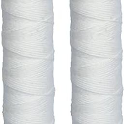 10 Inch PP Yarn Wound Threaded Filter Cartridge Suitable for Mainline Sediment Filter housing (Pack of 2, 5 Micron)-image-90