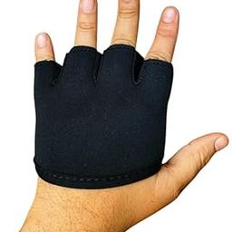 Fingerless Workout Gloves, Half-Finger Design, Compression Support, Black,Durable, Lightweight, Multi-Use for Fielding, Training, Catching,-67