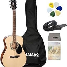 Cort AF510E Electro Acoustic Guitar with Gig-Bag, Polishing Cloth, Strap, Picks & E-Book - Natural-image-20