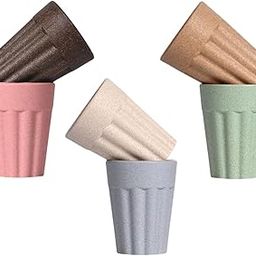 LIFTOFF Eco-Friendly Cup for Tea, Coffee 100 ml x Pack of 6 | Made with Natural Material Bamboo Fibers and Rice Husk | Microwave Safe | Cup Set of 6 for Tea-image-32