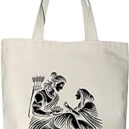 Everyday Large Tote Bag for Women | Adorable Printed Shoulder Bag for College, Office, Travel & Daily Use | Cotton Fabric | 15kg Load Capacity-image-99