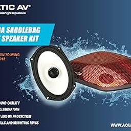 Aquatic AV Ultra Saddlebag 6x9 Speakers Kit (1998-2013 Model Years)-image-1