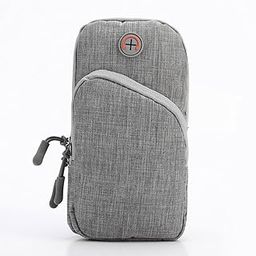ZAPORA Arm Band For 6.5 Inch Mobile Arm Band Hand Holder Case Gym Outdoor Sport Running Pouch Armband Bag for (Color : Gray)-image-48
