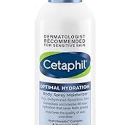 Cetaphil Optimal Hydration Body Spray Moisturizer 207ml | Lightweight moisturizer & non-greasy | Hyaluronic Acid, Sunflower Oil, Blue Daisy extract-image-16