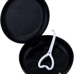Portable Retainer Case Oral Organizer Durable Dentures Storage Boxes Black-24