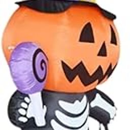 SECRET DESIRE Creations Inflatable Pumpkin Lighted Home Decor 6 ft for Indoor Outdoor Lawn|Home Decor|Figurines-image-8