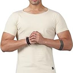 Mens Scoop Neck Slim Fit Gym and Sports T-Shirt-image-75